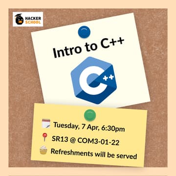 Cover Image for Hackerschool Week 12: Intro to C++