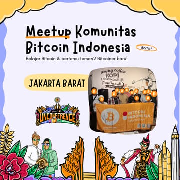 Cover Image for Bitcoin Indonesia Community Meetup Jakarta Barat 02 Agustus 2026