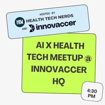 Cover Image for San Francisco: AI x Health Tech Meetup at Innovaccer HQ