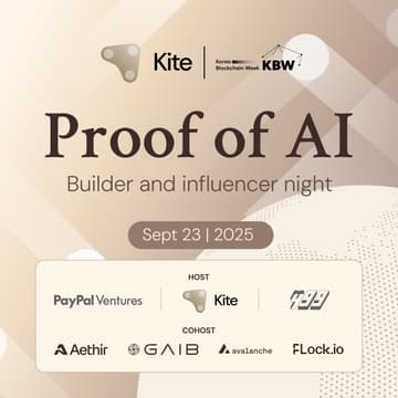 Cover Image for Proof of AI - Builder and Influencer Night @KBW by PayPal Ventures & KITE AI & 499