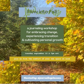 Cover Image for VIRTUAL Journaling Workshop: Flow into Fall