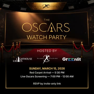 Cover Image for The Oscars Watch Party NYC Hosted by Lighthouse Ladies | Planet X | Greenlit