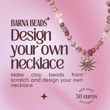 Cover Image for Clay workshop: Create your own necklace with wine and tapas🍷✨