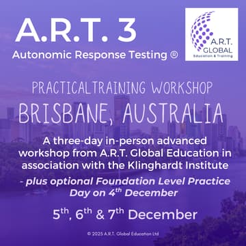 Cover Image for Autonomic Response Testing A.R.T.® 3 Advanced Practical Training Workshop in Brisbane, Australia