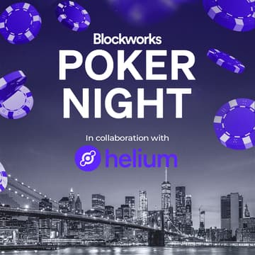 Cover Image for Blockworks <> Helium Poker Night