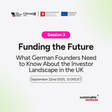 Cover Image for Berlin to London 💸 Where the Climate Investment Is Flowing
