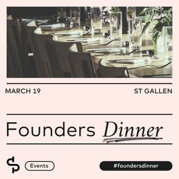 Cover Image for Founders' Dinner St. Gallen