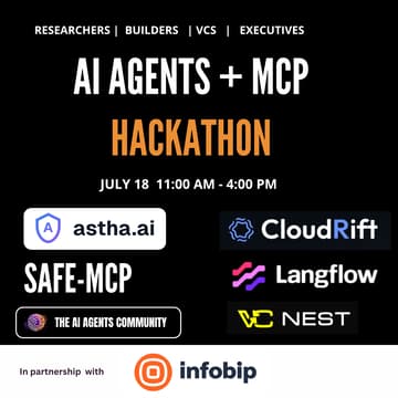 Cover Image for AI Agents + MCP Hackathon