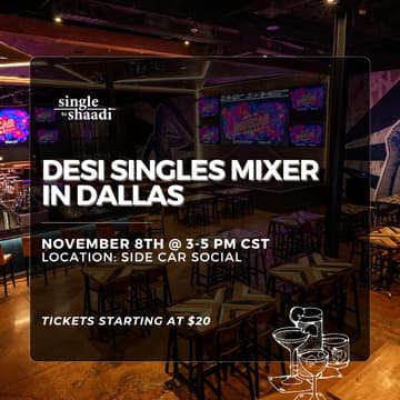 Cover Image for Desi Singles Mixer in Dallas