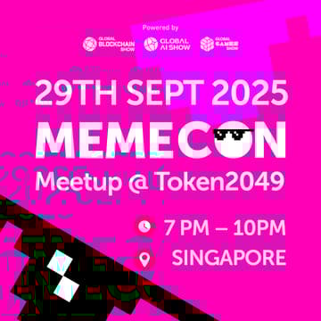 Cover Image for MemeCon Meetup @ Token2049