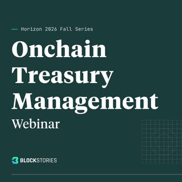Cover Image for Webinar: Onchain Treasury Management