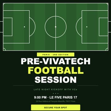 Cover Image for Pre-Vivatech Football Session 2026