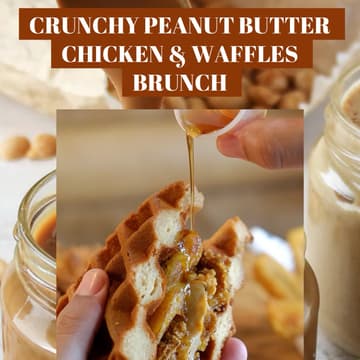 Cover Image for CRUNCHY PEANUT BUTTER CHICKEN & WAFFLES BRUNCH