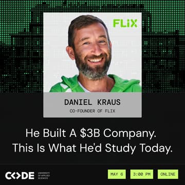 Cover Image for FlixBus Founder explains where he would study today — and why