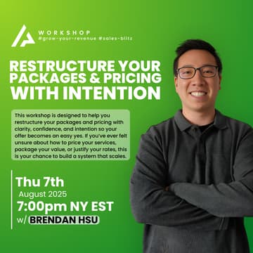 Cover Image for The Revenue Accelerator: Irresistible Offer | Restructure Your Packages & Pricing With Intention