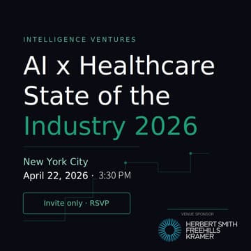 Cover Image for AI x Healthcare: State of the Industry 2026 | New York City