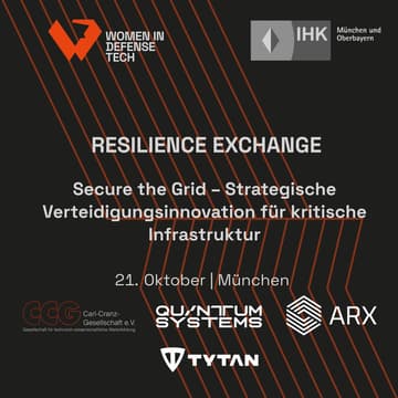 Cover Image for RESILIENCE EXCHANGE: Secure the Grid – Strategische Verteidigungsinnovation für kritische Infrastruktur