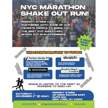 Cover Image for NYC Marathon Shake Out Run