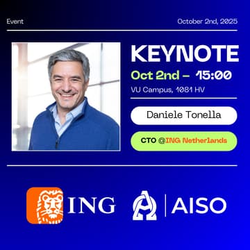 Cover Image for AISO Talks: Daniele Tonella (CTO of ING Netherlands)