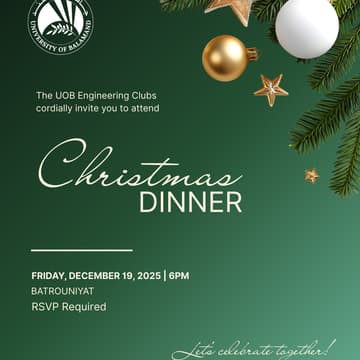 Cover Image for Engineering Christmas Dinner
