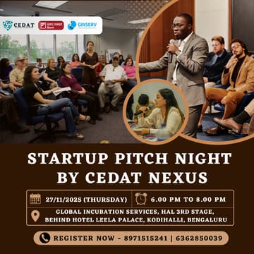 Cover Image for The Startup Pitch Night by CEDAT NEXUS