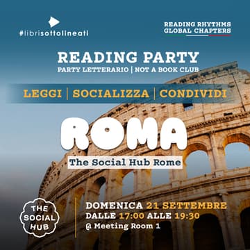 Cover Image for Reading Party Roma: domenica 21 settembre