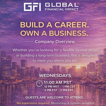 Cover Image for GFI Career & Business Opportunity Overview: Build a Career. Own a Business.
