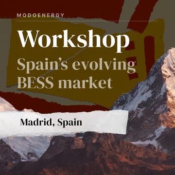 Cover Image for Modo Energy Workshop: How Spain's BESS Market is Evolving