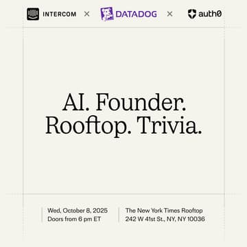 Cover Image for AI Founder Rooftop Trivia Party w/ Datadog, Intercom, Auth0