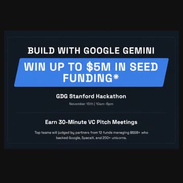 Cover Image for GDG Stanford Hackathon: Build with Google Gemini