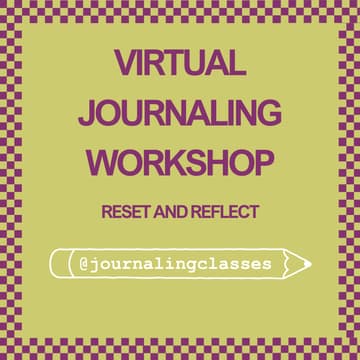 Cover Image for [VIRTUAL WORKSHOP]  Reset & Refresh: Journaling Workshop