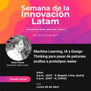 Cover Image for Machine Learning, IA y Design Thinking para pasar de patrones ocultos a prototipos reales