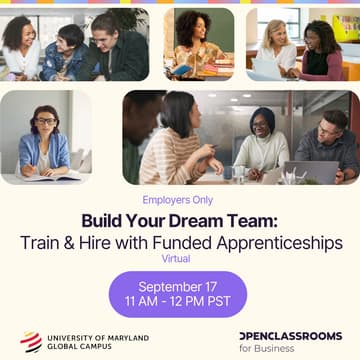 Cover Image for Build Your Dream Team: Train & Hire with Funded Apprenticeships