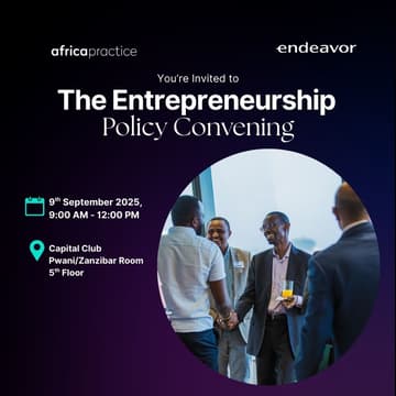 Cover Image for The Entrepreneurship Policy Convening