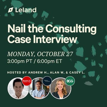 Cover Image for Nail the Consulting Case Interview