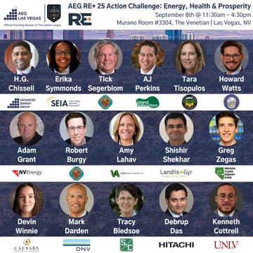 Cover Image for AEG RE+ 25 Action Challenge: Energy, Health & Prosperity