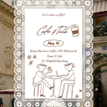 Cover Image for Ladies Cafe & Chat @VanLove Sushi & More☕️