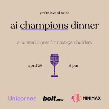 Cover Image for AI Champions Dinner
