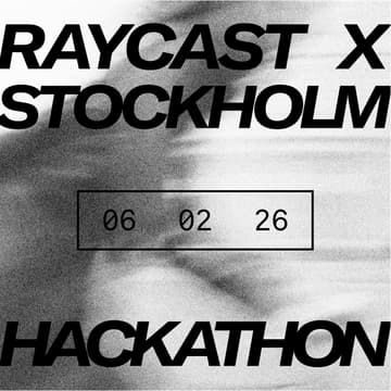 Cover Image for Raycast Stockholm Hackathon