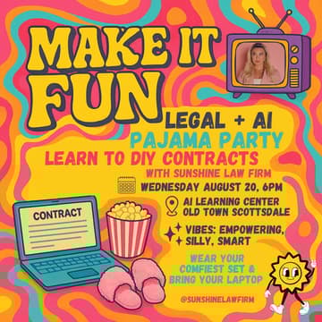 Cover Image for MAKE IT FUN: A Legal + AI Pajama Party