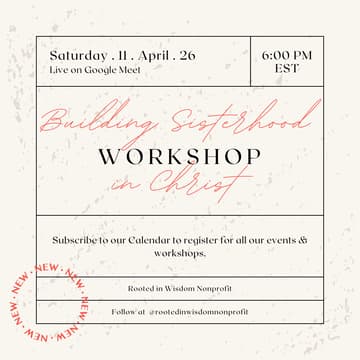 Cover Image for Building Sisterhood in Christ and Wellness