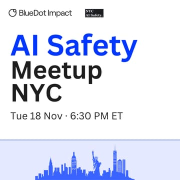 Cover Image for NYC AI Safety Meetup: The Rise of Parasitic AI Discussion + Community Networking