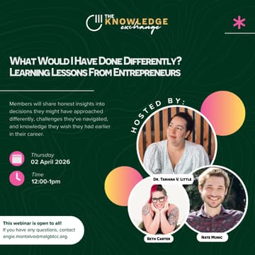 Cover Image for What Would I Have Done Differently? Learning Lessons From Entrepreneurs