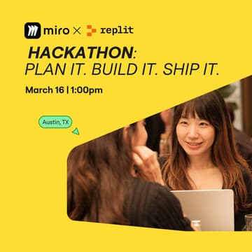 Cover Image for Miro x Replit Hackathon: Plan it. Build it. Ship it.