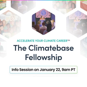 Cover Image for Climatebase Fellowship Info Session: Cohort 9