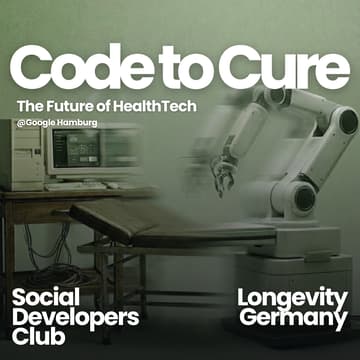 Cover Image for Code to Cure: The Future of HealthTech @Google Hamburg