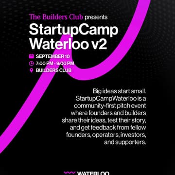 Cover Image for StartupCampWaterloo v2