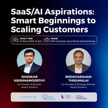 Cover Image for SaaS/AI Aspirations: Smart Beginnings to Scaling Customers
