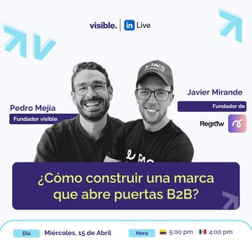 Cover Image for ¿Cómo construir una marca que abre puertas B2B? | Javier Mirande