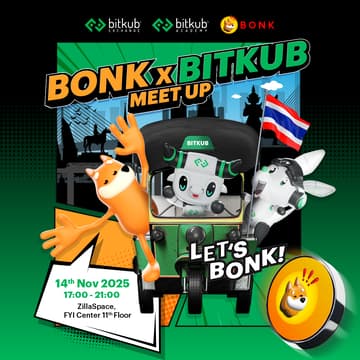 Cover Image for BONK x Bitkub Meetup